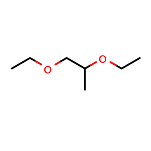 Chemical structure of 1,2-diethoxypropane , CAS 10221-57-5, AChemBlock X204729