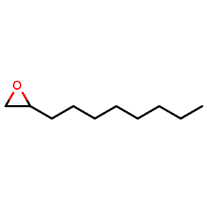 Chemical structure of 1,2-Epoxydecane , CAS 2404-44-6, AChemBlock X204741