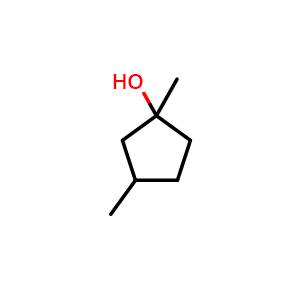 Chemical structure of 1,3-dimethylcyclopentanol , CAS 19550-46-0, AChemBlock X204758