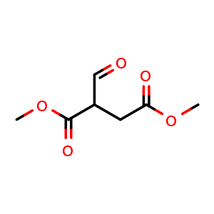 Chemical structure of 1,4-dimethyl 2-formylbutanedioate , CAS 58026-12-3, AChemBlock X204766