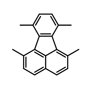 Chemical structure of 1,6,7,10-tetramethylfluoranthene , CAS 138955-77-8, AChemBlock X204775