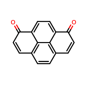 Chemical structure of 1,8-Pyrenedione , CAS 2304-85-0, AChemBlock X204784
