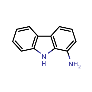 Chemical structure of 1-Aminocarbazole , CAS 18992-86-4, AChemBlock X204814