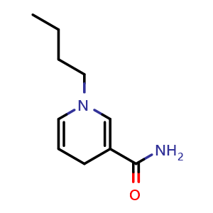 Chemical structure of 1-Butyl-1,4-dihydropyridine-3-carboxamide , CAS 58880-45-8, AChemBlock X204846