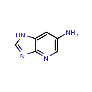 Chemical structure of 1H-Imidazo[4,5-b]pyridin-6-amine , CAS 329946-99-8, AChemBlock X204878