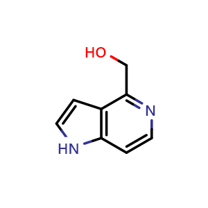 Chemical structure of 1H-pyrrolo[3,2-c]pyridin-4-ylmethanol , CAS 2088415-24-9, AChemBlock X204882