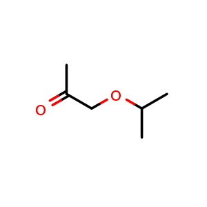 Chemical structure of 1-isopropoxypropan-2-one , CAS 42781-12-4, AChemBlock X204893