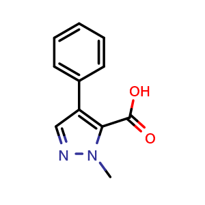 1-methyl-4-phenyl-1H-pyrazole-5-carboxylic acid