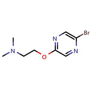 2-((5-bromopyrazin-2-yl)oxy)-N,N-dimethylethan-1-amine