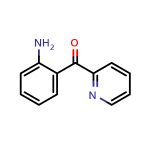 Chemical structure of 2-(2-Aminobenzoyl)pyridine , CAS 42471-56-7, AChemBlock X205012