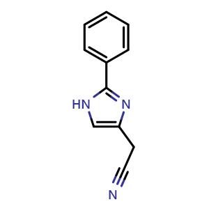 2-(2-phenyl-1H-imidazol-4-yl)acetonitrile