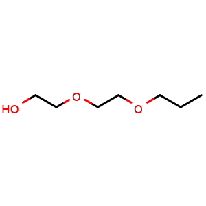 Chemical structure of 2-(2-propoxyethoxy)ethan-1-ol , CAS 6881-94-3, AChemBlock X205047