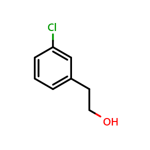 Chemical structure of 2-(3-Chlorophenyl)ethanol , CAS 5182-44-5, AChemBlock X205069