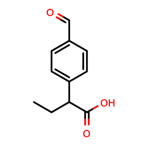 2-(4-formylphenyl)butanoic acid