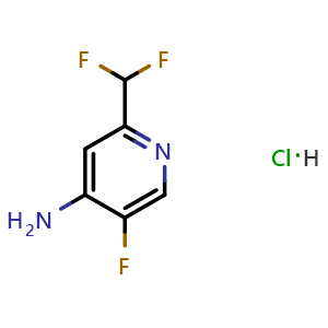 2-(Difluoromethyl)-5-fluoropyridin-4-amine hydrochloride