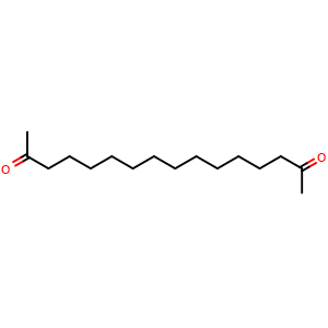 Chemical structure of 2,15-Hexadecanedione , CAS 18650-13-0, AChemBlock X205237