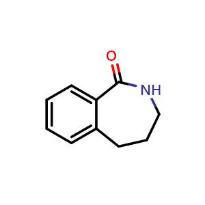 Chemical structure of 2,3,4,5-tetrahydro-2-benzazepin-1-one , CAS 6729-50-6, AChemBlock X205277
