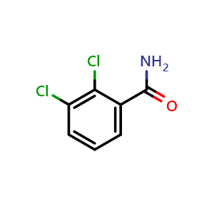 Chemical structure of 2,3-Dichlorobenzamide , CAS 5980-24-5, AChemBlock X205294