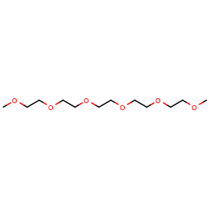 Chemical structure of 2,5,8,11,14,17-Hexaoxaoctadecane , CAS 1191-87-3, AChemBlock X205354