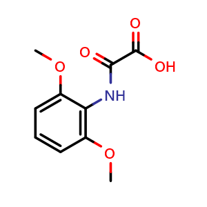 Chemical structure of 2,6-Dimethoxyanilino(oxo)acetic acid , CAS 2097273-59-9, AChemBlock X205403