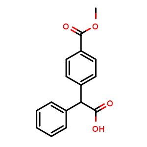 2-[4-(methoxycarbonyl)phenyl]-2-phenylacetic acid
