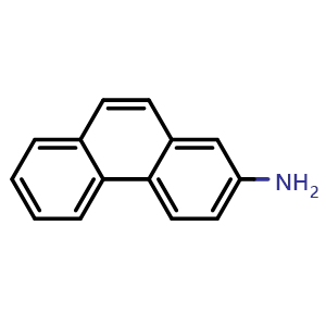 Chemical structure of 2-Aminophenanthrene , CAS 3366-65-2, AChemBlock X205530
