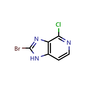 2-bromo-4-chloro-1H-imidazo[4,5-c]pyridine