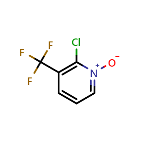 Chemical structure of 2-Chloro-3-(trifluoromethyl)pyridine 1-Oxide , CAS 164464-57-7, AChemBlock X205618