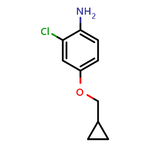 2-chloro-4-(cyclopropylmethoxy)aniline