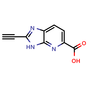 2-ethynyl-3H-imidazo[4,5-b]pyridine-5-carboxylic acid