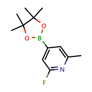 2-fluoro-6-methyl-4-(4,4,5,5-tetramethyl-1,3,2-dioxaborolan-2-yl)pyridine