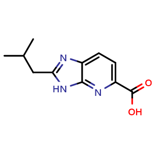 2-isobutyl-3H-imidazo[4,5-b]pyridine-5-carboxylic acid