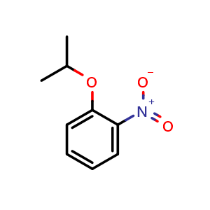 Chemical structure of 2-Isopropoxynitrobenzene , CAS 38753-50-3, AChemBlock X205787
