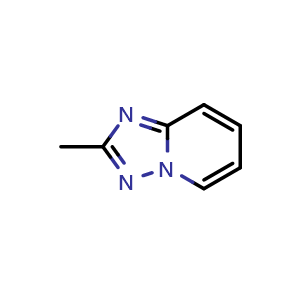 Chemical structure of 2-methyl-[1,2,4]triazolo[1,5-a]pyridine , CAS 768-19-4, AChemBlock X205809