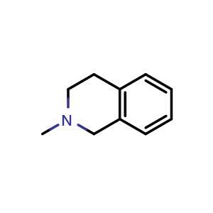 Chemical structure of 2-methyl-3,4-dihydro-1H-isoquinoline , CAS 1612-65-3, AChemBlock X205824