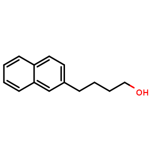 Chemical structure of 2-Naphthalenebutanol , CAS 2657-44-5, AChemBlock X205860