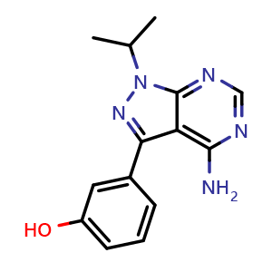 3-(4-amino-1-isopropyl-1H-pyrazolo[3,4-d]pyrimidin-3-yl)phenol