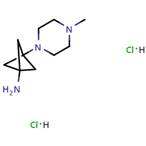 3-(4-methylpiperazin-1-yl)bicyclo[1.1.1]pentan-1-amine dihydrochloride