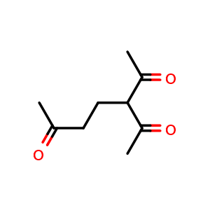 Chemical structure of 3-acetylheptane-2,6-dione , CAS 29214-57-1, AChemBlock X206077