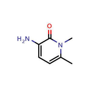 Chemical structure of 3-amino-1,6-dimethyl-1,2-dihydropyridin-2-one , CAS 1423034-54-1, AChemBlock X206081