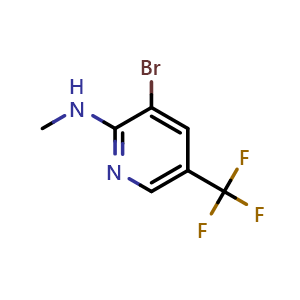 3-bromo-N-methyl-5-(trifluoromethyl)pyridin-2-amine