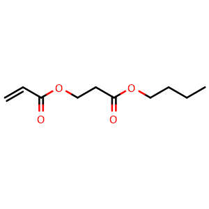 Chemical structure of 3-butoxy-3-oxopropyl acrylate , CAS 39181-89-0, AChemBlock X206189