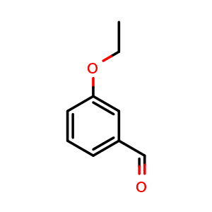Chemical structure of 3-ethoxybenzaldehyde , CAS 22924-15-8, AChemBlock X206235