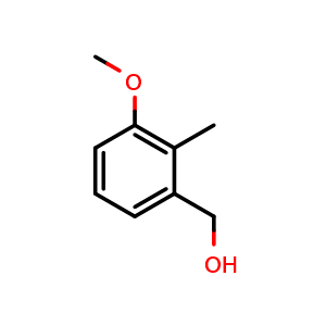 Chemical structure of 3-methoxy-2-methylbenzyl Alcohol , CAS 33797-34-1, AChemBlock X206303