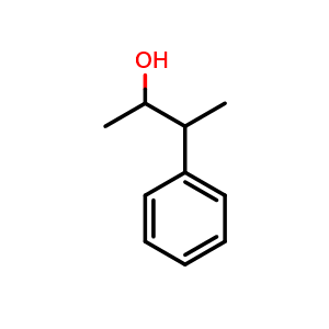 Chemical structure of 3-phenylbutan-2-ol , CAS 52089-32-4, AChemBlock X206353