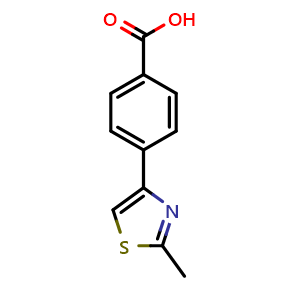 4-(2-methyl-1,3-thiazol-4-yl)benzoic acid