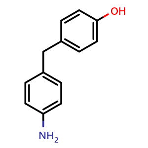 Chemical structure of 4-(4-Aminobenzy)phenol , CAS 97599-94-5, AChemBlock X206413