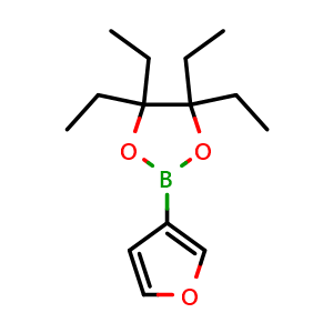 4,4,5,5-tetraethyl-2-(furan-3-yl)-1,3,2-dioxaborolane