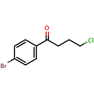Chemical structure of 4'-Bromo-4-chlorobutyrophenone , CAS 4559-96-0, AChemBlock X206628