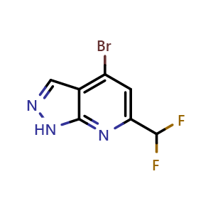 4-bromo-6-(difluoromethyl)-1H-pyrazolo[3,4-b]pyridine